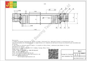 Coronas de orientación para kato excavadora HD900-7