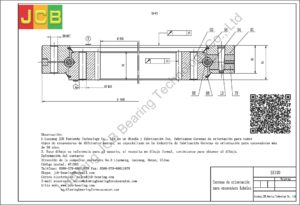 Coronas de orientación para kobelco excavadora SK100