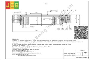 Coronas de orientación para kobelco excavadora SK200-1