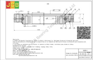 Coronas de orientación para kobelco excavadora SK200-8