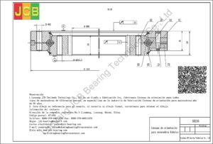 Coronas de orientación para kobelco excavadora SK235