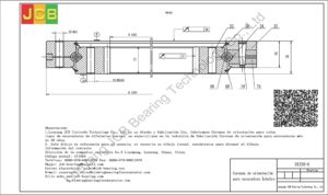 Coronas de orientación para kobelco excavadora SK320-6
