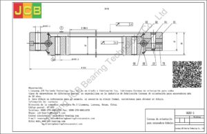 Coronas de orientación para kobelco excavadora SK60-5