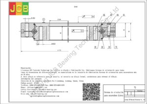Coronas de orientación para kubota excavadora 75