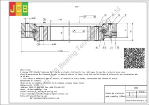 Coronas de orientación para liebherr excavadora R924