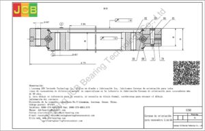 Coronas de orientación para lishide excavadora SC60