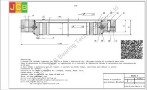 Coronas de orientación para mitsubishi excavadora MS120-2