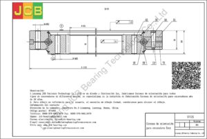 Coronas de orientación para sany excavadora SY135