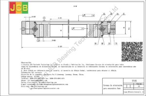 Coronas de orientación para sany excavadora SY185