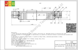 Coronas de orientación para sany excavadora SY200