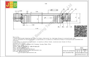 Coronas de orientación para sany excavadora SY215