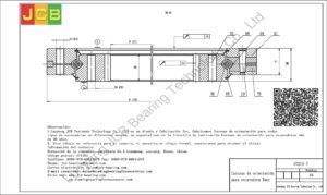 Coronas de orientación para sany excavadora SY215-7