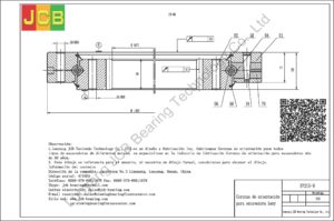 Coronas de orientación para sany excavadora SY215-9