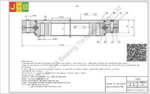 Coronas de orientación para sany excavadora SY310