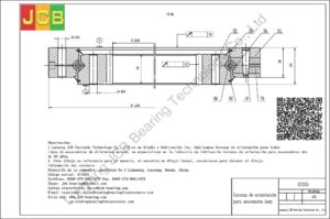 Coronas de orientación para sany excavadora SY335