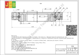 Coronas de orientación para sany excavadora SY365