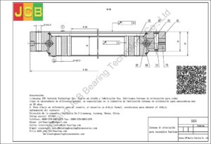 Coronas de orientación para sumitomo excavadora SH50