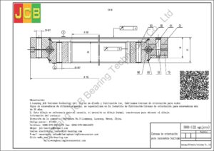 Coronas de orientación para sumitomo excavadora SH60-1(22 agujeros)