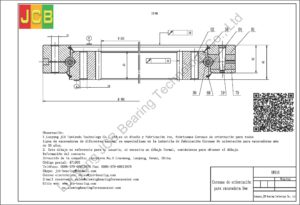 Coronas de orientación para swe excavadora SWE15
