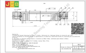 Coronas de orientación para swe excavadora SWE150