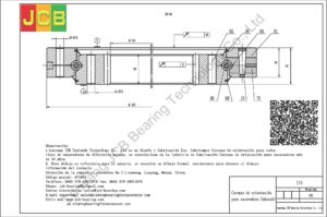 Coronas de orientación para takeuchi excavadora 175