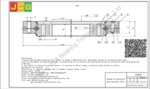 Coronas de orientación para volvo excavadora EC240BLC