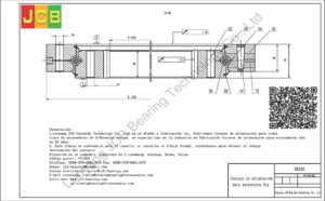 Coronas de orientación para xcg excavadora XW200
