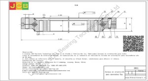 Coronas de orientación para xcg excavadora XW821