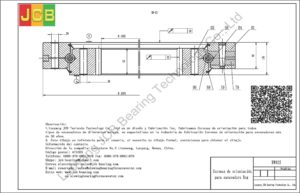 Coronas de orientación para xcg excavadora XW822