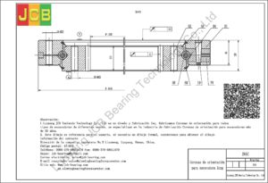 Coronas de orientación para xcmg excavadora 265C