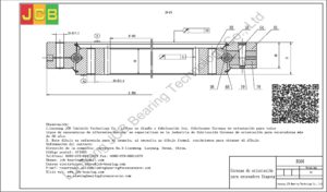 Coronas de orientación para xiagong excavadora XG60