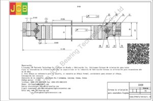 Coronas de orientación para xiagong excavadora XG820