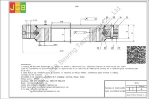 Coronas de orientación para yuchai excavadora YC15